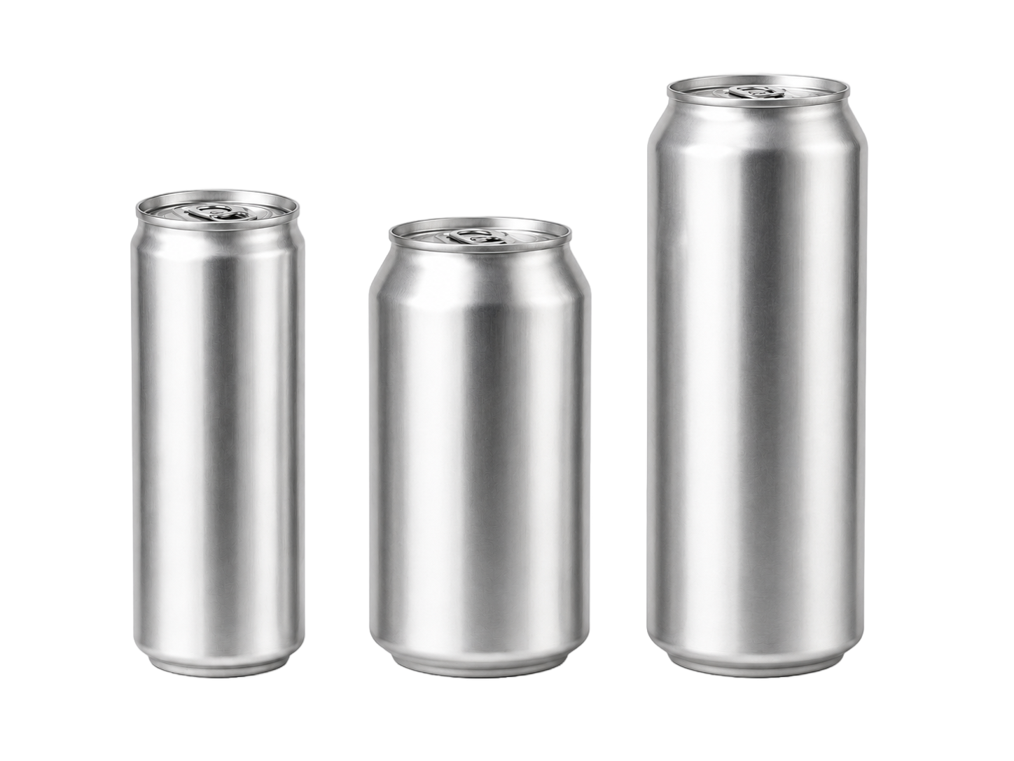 JMPACK aluminum can lineup